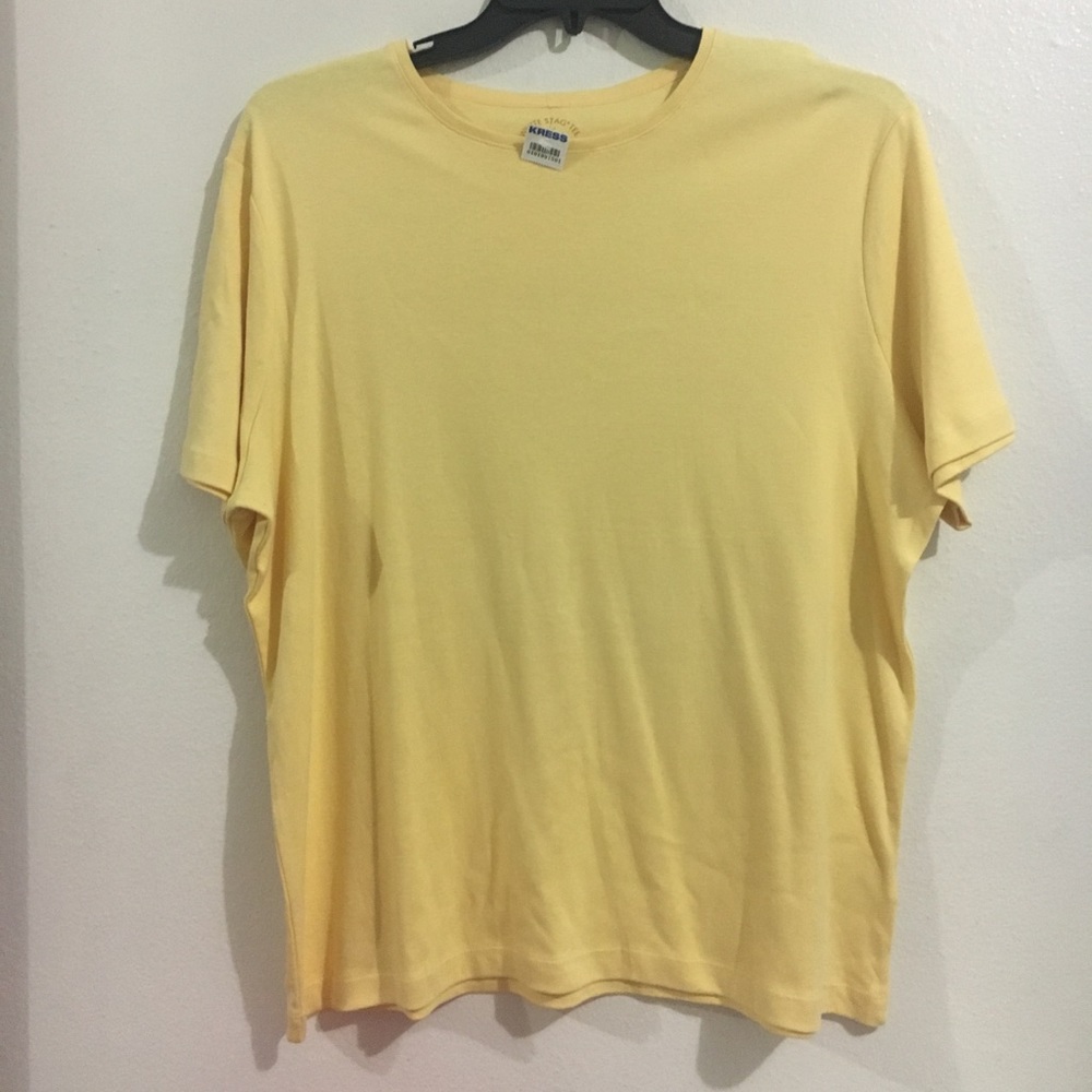 SALE‼️‼️ White stag tee/ XL (16/18) / yellow